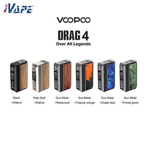 VOOPOO Drag 4 Mod 177 W Sortie maximale Mode ECO/TC Multifonction commutable Alimenté par deux batteries externes 18650 adaptées aux bobines PnP du réservoir UFORCE-L