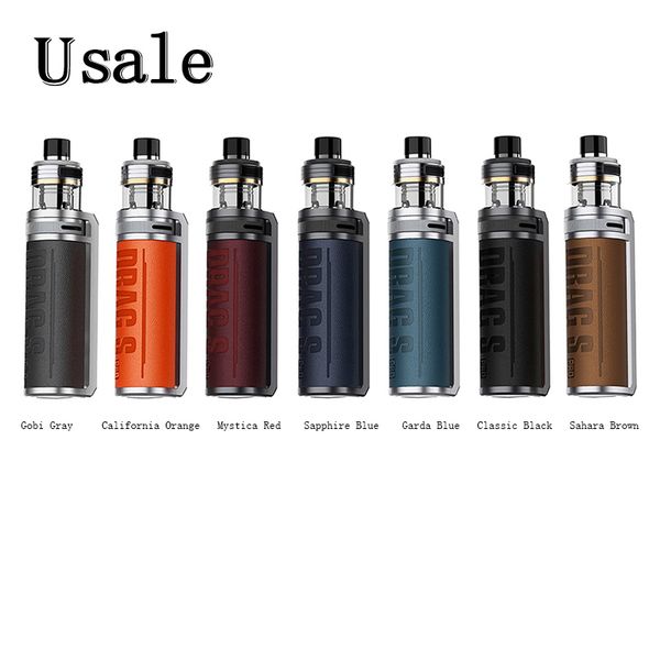 Kit VooPoo Drag S Pro Pod 80W Mod Batterie 3000mAh intégrée Cartouche TPP X de 5,5 ml Nouveau dispositif de vape à puce GENE.FAN 3.0 100% authentique