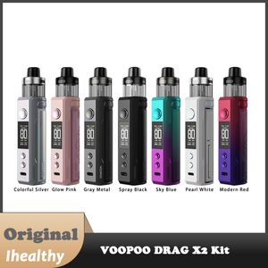 VOOPOO Drag X2 Kit 80W met 5ML PnP X Pod Cartridge Fit PnP X Coil Keurt nieuwe Gene.TT 2.0 Chip goed