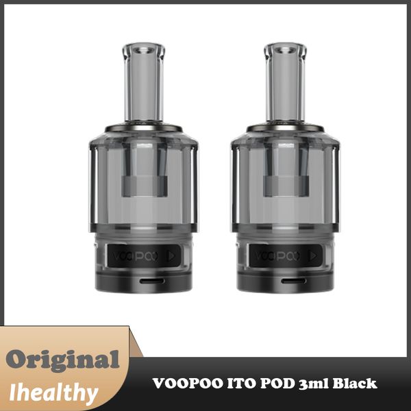 VOOPOO ITO lege podcartridge met een capaciteit van 3 ml, compatibel met ITO-M0 0,5 ohm/ITO-M1 0,7 ohm/ITO-M2 1,0 ohm/ITO-M3 1,2 ohm CoilDoric 20/Doric 20 SE/Doric Q/Doric E Kit