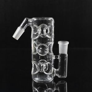 Vórtice cenicero Swiss Percolator Hookahs vidrio grueso perc tiene muchos burbujeadores recogedor de cenizas para vidrio bong dab rigs tuberías de agua