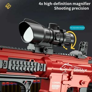 Vqld Gun Toys 2024 M416 Shell Ejection Soft Bullet Toy Gun Eva Sniper Rifle Manual Chargement Boys Toy Gun CS Fighting Game Aldult Gift 240417