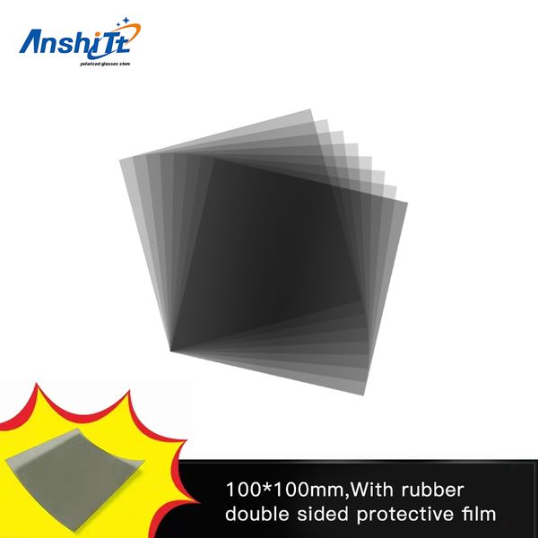 VR AR Accessorizzazione 5pcs 10 10 cm Film per polarizzatore orizzontale a 0 gradi per fogli di polarizzazione polarizzazione del filtro polarizzato LCD 230927