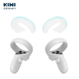 VR AR accessoiriser KIWI design Halo contrôleur protecteur Silicone couverture accessoires pour Oculus Meta Quest 2 VR 230804