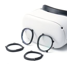 VR/AR Accessorise Quest2 Lentille Myopie Anti Lumière Bleue Monture de Lunettes Magnétiques Inserts de Démontage Rapide Lentilles de Prescription VR Fo Oculus Quest 2 230809