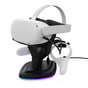 Le support de charge VR Accessorise VR convient aux accessoires de casque Quest2 / Pico4 avec affichage de la lampe d'ambiance jeu de livraison directe Otlqt