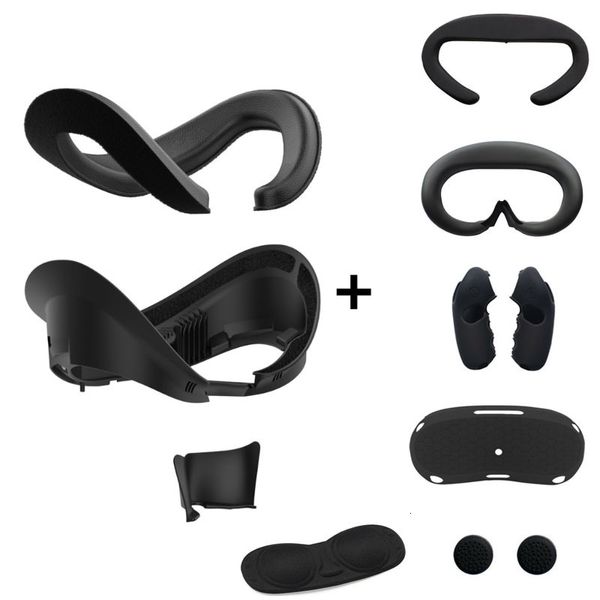 VR/AR Accessorise VR Face Interface Bracket Esponja Face Pad Substituição para Pico 4 VR Headset Lavável Couro à Prova de Suor Face Cover 230809