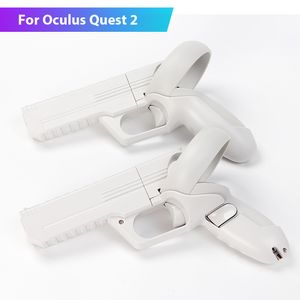 VR AR Accessorise VR Shooter Games Pistola para Oculus Quest 2 Controladores Pistola Experiencia de juego FPS mejorada Tenis de mesa Paddle Grip para 230927