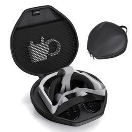 Dispositivos VR AR APEXINNO Estuche rígido de PU para accesorios Meta Quest 3 Bolsa de almacenamiento profesional compatible con auriculares Oculus VR 231130