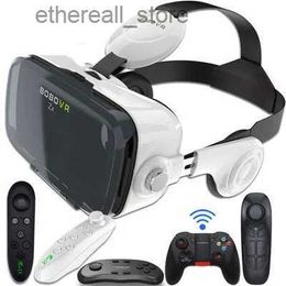 Dispositivos VR / AR BOBOVR Z4 cuero 3D casco de cartón realidad virtual mejorado VR lente de ojo estéreo BOBO VR 4-6 teléfono móvil Q240306