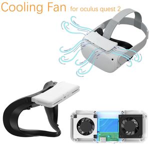 Ventilateur de refroidissement pour appareils VR AR pour casque Oculus Quest 2 VR, ventilation active, circulation de l'air, coussin d'interface respirant, accessoires Quest2 231128
