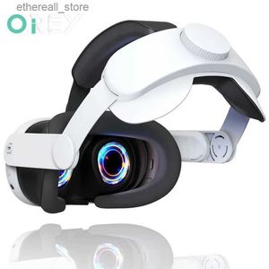 Appareils VR/AR Meta Quest 3, accessoires de lunettes intelligentes pour Oculus Elite, couvre-chef de remplacement réglable, lunettes VR Q240306