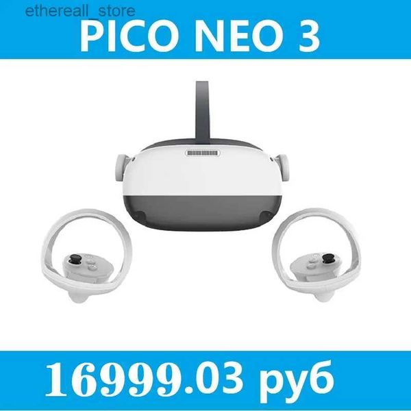 Appareils VR/AR Nouveaux lunettes de jeu en streaming 3D 8K Pico Neo 3 VR Écran de tête de réalité virtuelle intégré avancé 55 jeux populaires gratuits 256 Go Q240306