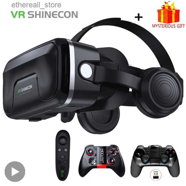 Appareils VR/AR Shinecon Viar 3D réalité virtuelle VR lentille oculaire dispositif portable casque lentille lunettes lunettes intelligentes contrôleur de bande Smartphone Q240306