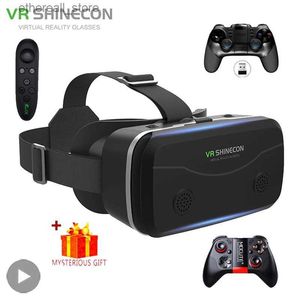 VR/AR-apparaten VR-glas Virtual Reality-headset 3D-apparaten Viar-helmbril Slimme lenzen voor telefoon Smartphones Mobiele kijker Hedset-bril Q240306