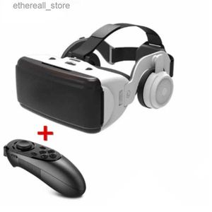 VR/AR Devices VR réalité virtuelle boîte à lunettes 3D casque stéréo VR en carton adapté aux smartphones IOS Android culbuteur sans fil Q240306