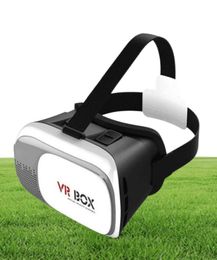 VR Box 3d Glasses Auriculares Case de teléfonos de realidad virtual Google Cardboard Remoto para teléfono inteligente Vs Gear Head Mount Plastic VRB1113931