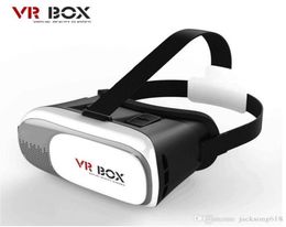 VR Box 3D lunettes casque téléphones de réalité virtuelle étui Google carton film à distance pour téléphone intelligent VS Gear Head Mount plastique VRB2023239