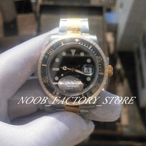 VR Factory Luxe Black Ceramic Bezel Heren 18K Real Wrap Gold 904L Steel Cal.2836 Automatische beweging 40mm 116613LN-97203 Dive Swim Horloge