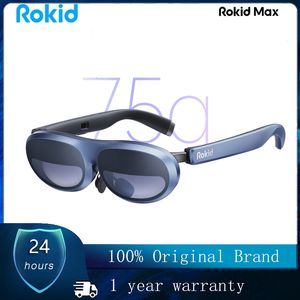 Gafas VR 2023 Rokid Max AR 3D Smart Micro OLED 215Max pantalla 50 FoV Visualización para teléfonos Switch PS5 Xbox PC Todo en uno 230804