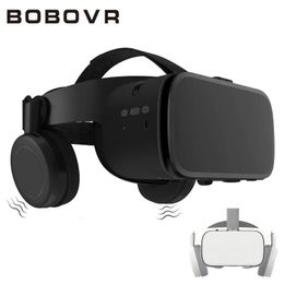 VR-bril BOBOVR Z6 3D Virtual Reality verrekijker Stereo draadloze headsethelm met microfoon Compatibel voor iPhone Android 231128