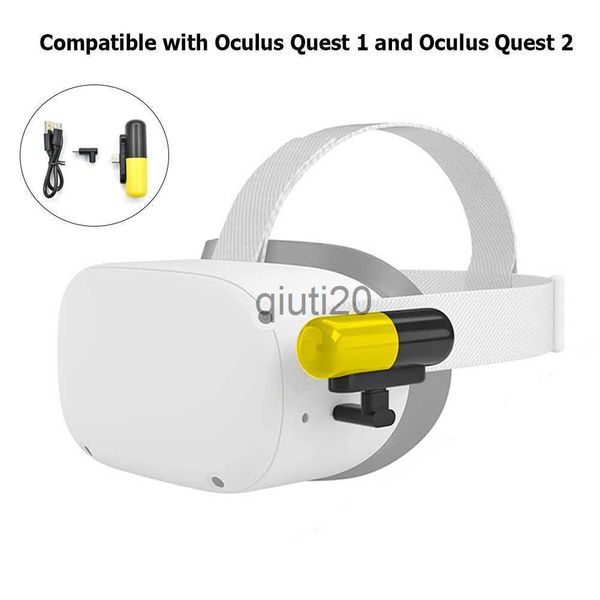 Gafas VR Nuevo cargador tipo C de 3300 mAh para gafas Quest 2 VR Banco de energía Paquete de batería de emergencia Accesorios de carga para Oculus Quest 1 VR x0801