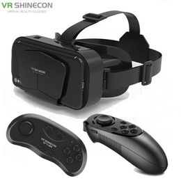 Lunettes VR Original G10 IMAX écran géant VR lunettes 3D boîte de réalité virtuelle Google carton casque pour 4,7-7 "Smartphone correspondant Joystick 231204