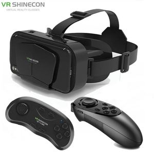 Lunettes VR originales G10 IMAX, écran géant 3D, boîte de réalité virtuelle, casque en carton Google pour smartphone 477 pouces, joystick assorti 231202