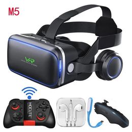 VR-bril Shinecon 6.0 Casque VR Virtual Reality-bril 3D-bril Headset Helm voor smartphone Smart Phone Viar verrekijker Videogame 231204