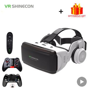 VR Lunettes Shinecon Casque Casque 3D Réalité Virtuelle Pour Smartphone Smart Phone Casque Lunettes Jumelles Jeu Vidéo Wirth Lentille 230420