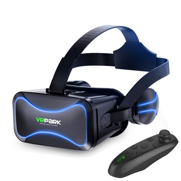 VR lunettes réalité virtuelle casque 3D casque intelligent pour Smartphones téléphone portable jumelles mobiles avec contrôleurs 230420