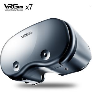 VR -bril Virtual Reality 3D VR -headset Smartglazen helm voor smartphones mobiele telefoon mobiele 7 inch lenzen verrekijker met controllers 230518