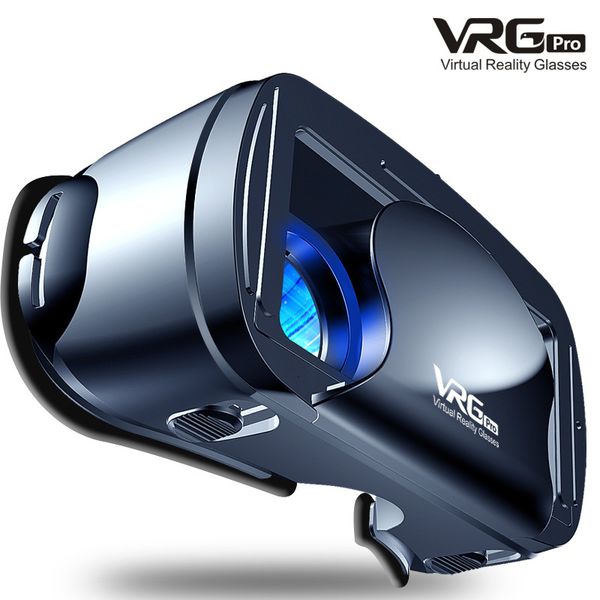 Lunettes VR VRG Pro 3D VR Lunettes Réalité Virtuelle Plein Écran Visuel Grand Angle VR Lunettes Pour 5 À 7 Pouces Smartphones Drop 230518