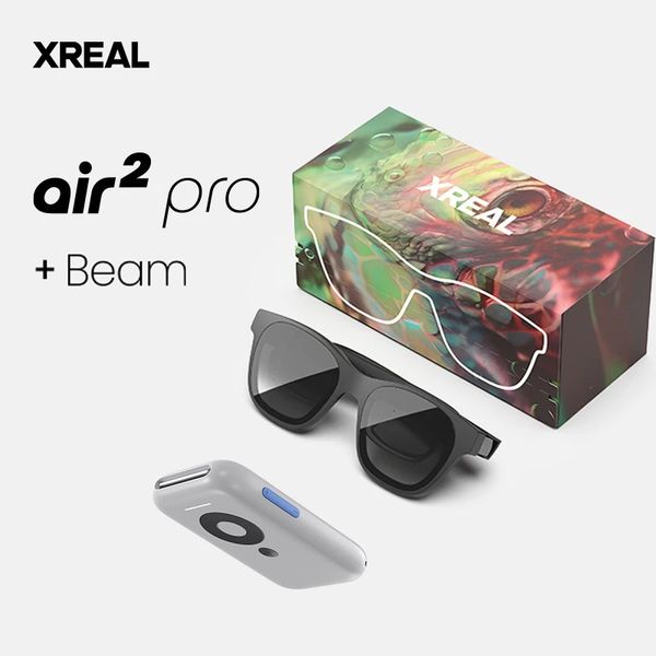 Lunettes VR XREAL Nreal Air 2 Pro Smart AR HD 130 pouces espace écran géant cinéma privé Portable 1080p vue VS Rokid Max 231128