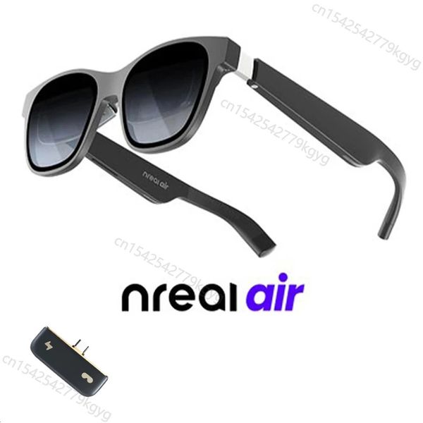 Gafas VR XREAL Nreal Air Original Smart AR Portátil 130 pulgadas Pantalla gigante espacial 1080P Ver computadora móvil 3D HD Cine privado 231128