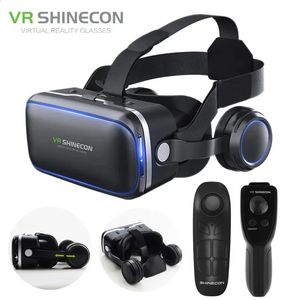 VR Shinecon 60 hoofdtelefoonversie 3D Virtual Reality stereohelmheadset met afstandsbediening voor IOS Android 240130