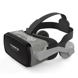 VR Shinecon G07E Eartphone Edition Smartphone Cinema 3D -glazen Virtual Reality Eye Lens Wearable Game Helmet 240506