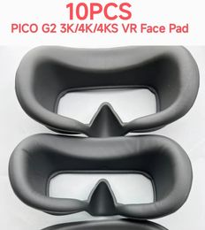 VRAR Accessorise 10PCS Originele PICO G2 3K 4K PLUS VR Gezichtskussen Oogkussen PU Lederen Cover Virtual Reality Headset Masker Universeel 230927