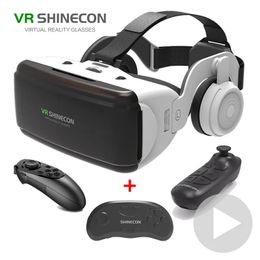 VRAR Accessorise 2023 VR-bril Virtual Reality 3D Google Kartonnen headset Smartphone Ios Android met gamepad 230927