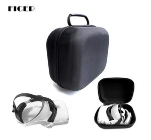 VRAR – sac d'accessoires pour Oculus Quest 2 Pico 4, boîtes portables, casque VR, mallette de voyage, boîte de rangement rigide en EVA, sac For4100727