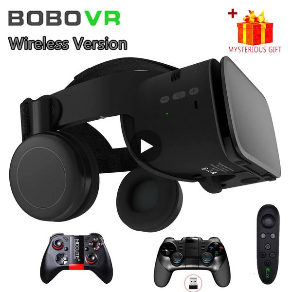 VRAR Accessorise Bobovr Bobo VR Z6 Viar Gafas de realidad virtual 3D Dispositivos de auriculares Bluetooth Lentes de casco Gafas inteligentes para teléfono inteligente Teléfono celular 231113