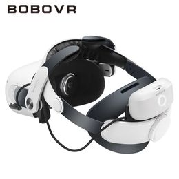 VRAR Accessorise BOBOVR M2 Pro Batterij Hoofdband Compatibel met Oculus Quest 2 Elite Halo Strap 5200mAh voor Meta Quest2 VR Accessoires 230927