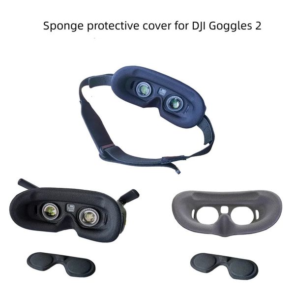 VRAR Accessorise Rembourrage en mousse Éponge Eye Pad Masque Housse de protection Remplacement pour DJI Avata Goggles 2 VR Lunettes Accessoires 230927