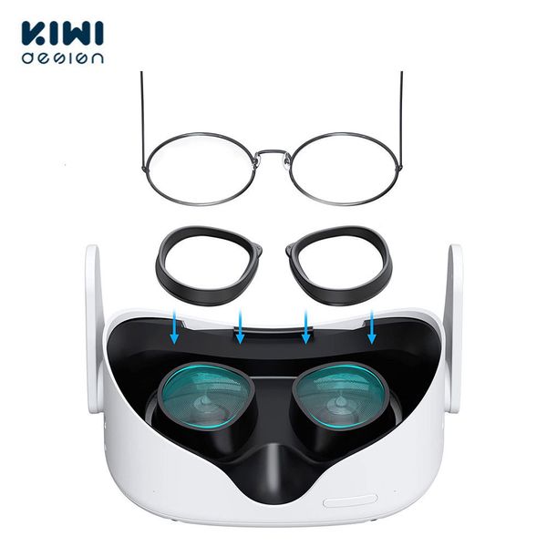 VRAR Accessorise KIWI design VR Lens AntiScratch Ring para Oculus Quest 2 Gafas protectoras contra arañazos Frame Len Compatible Quest12 230801