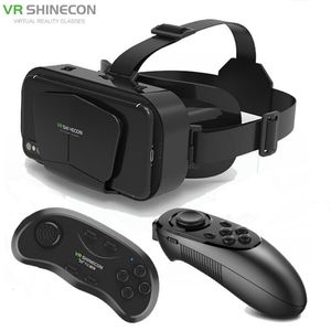 VRAR Accessorise Original G10 IMAX Giant Screen VR Glasses 3D Virtual Reality Box Google Cardboard Helmet for 4.7-7" Smartphone Matching Joystick 230818