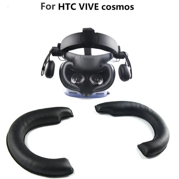 VRAR Accessorise Masque pour les yeux VR en cuir souple pour casque HTC VIVE Cosmos Anti-transpiration Coussin de protection facial Accessoires de remplacement Pièces 230927