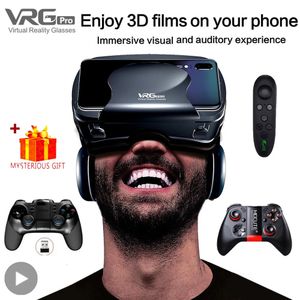 VRAR Accessorise VRG Pro 3D Virtual Reality VR-bril Apparaten Headset Viar-bril Helm Lenzen Smart Voor telefoon Smartphones Controllers Viewer 231113