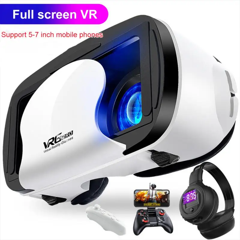 VRG 3D VR快適なメガネ仮想リアリティフルスクリーン5〜7インチの電話デバイスドロップシッピング用の視覚的な広角VRメガネ