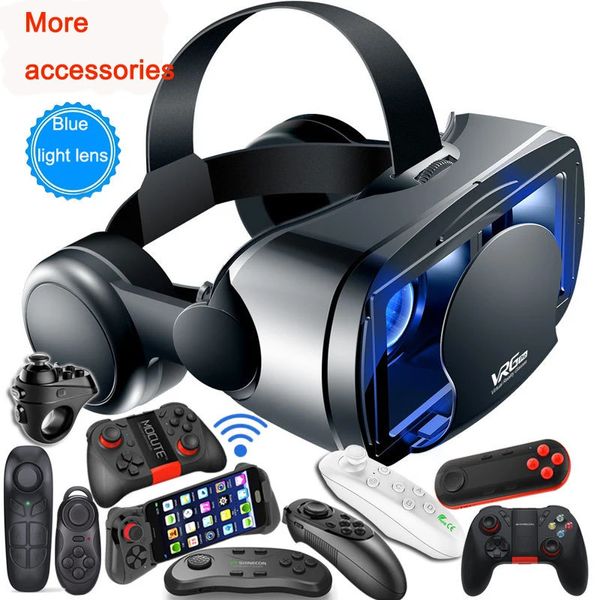 VRG Pro 3D VR VRATURE REALLE FULLE SCREAUX VISION WIDEANGLE BOX POUR 5 à 7 pouces Eapes de smartphone 240424