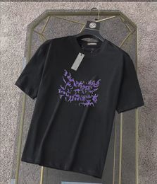 VRS Heren Designer Band T-shirts Mode Zwart Wit Korte mouw Luxe Letterpatroon T-shirt maat XS-4XL # ljs-23